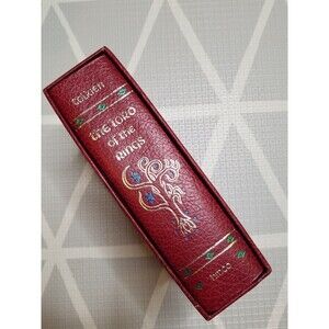 LIKE NEW Lord of the Rings HMCO Book J.R.R. Tolkien Collector's Ed 1974 with Map